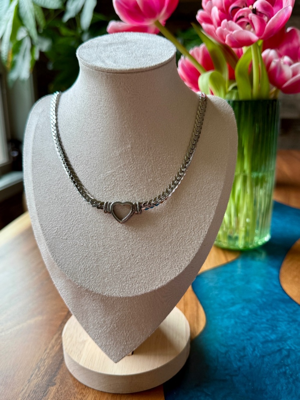 Stainless Steel Heart Necklace